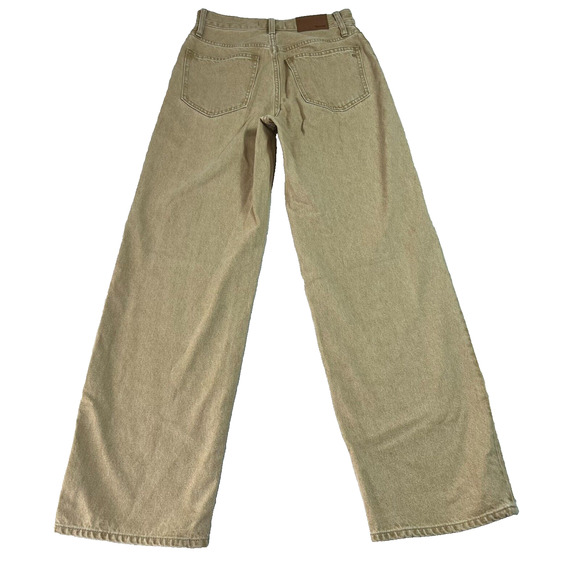 MADEWEL Jean Women 25 The Perfect Vintage Wide-Leg Jean in Light Chestnut Wash - Picture 2 of 11